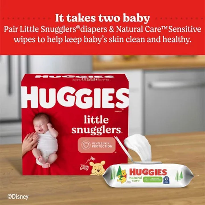 Huggies Natural Care Sensitive, Fragrance Free Baby Wipes, 17 Packs 1088 Ct.