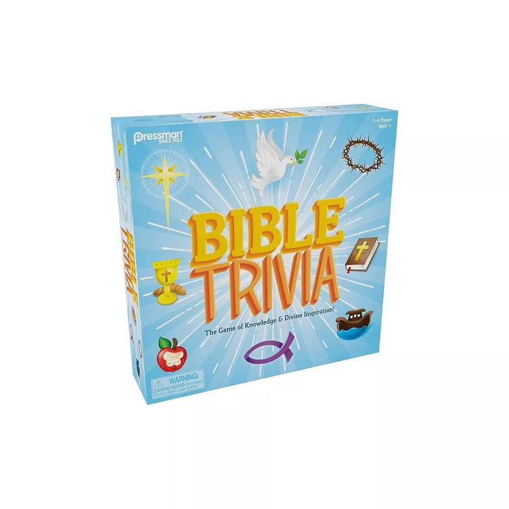 Bible Trivia by Pressman - the Game of Knowledge & Divine Inspiration, Multi Color Ages 7 & Up