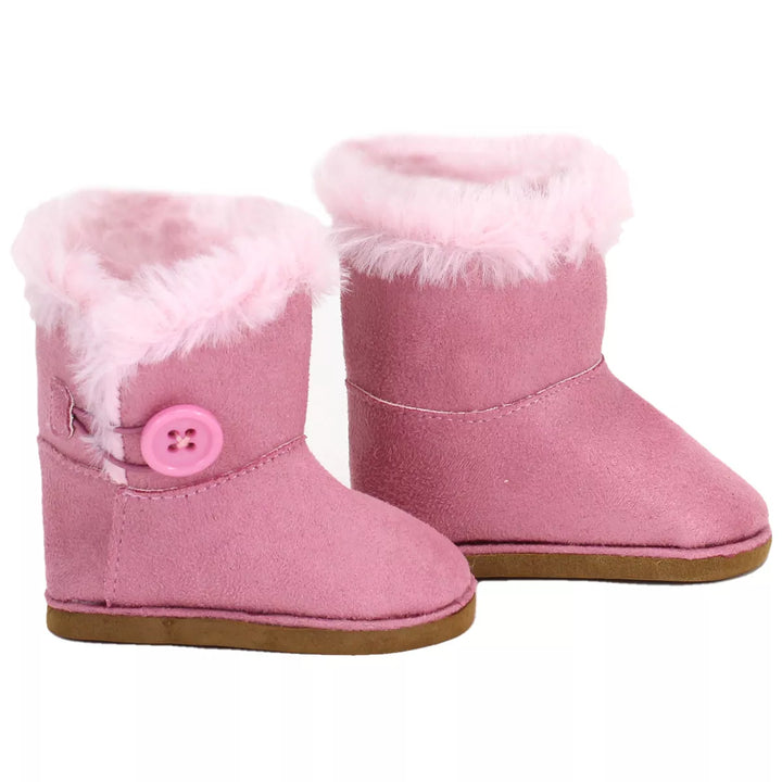 Sophia’S Winter Boots for 18" Dolls, Pink