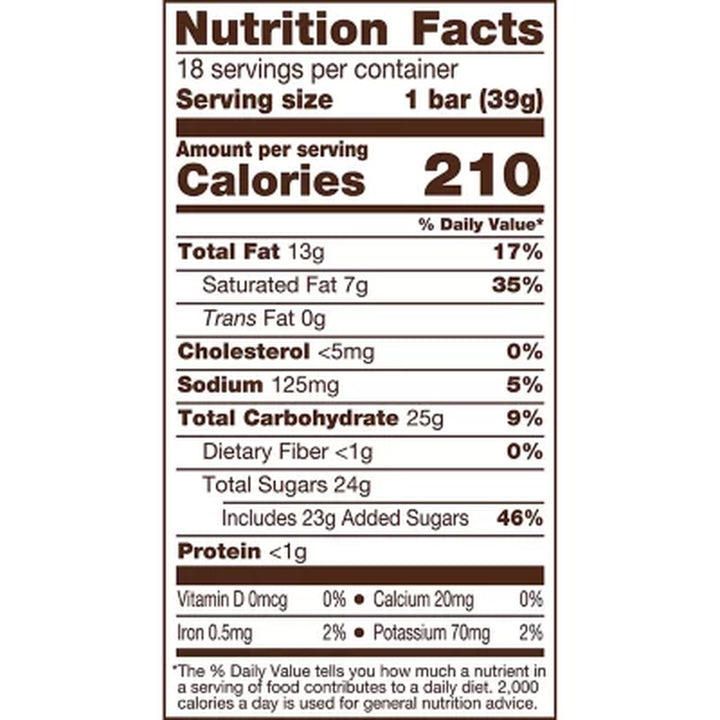 HEATH Chocolatey English Toffee Candy, 1.4 Oz., 18 Pk.