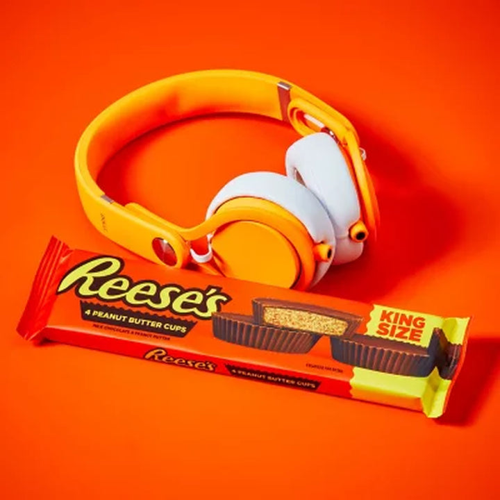 REESE'S Milk Chocolate King Size Peanut Butter Cups, 2.4 Oz., 24 Pk.