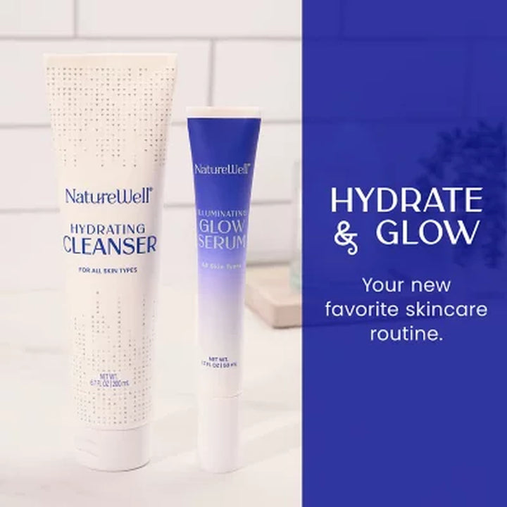 Naturewell Hydrating Cleanser & Serum Kit