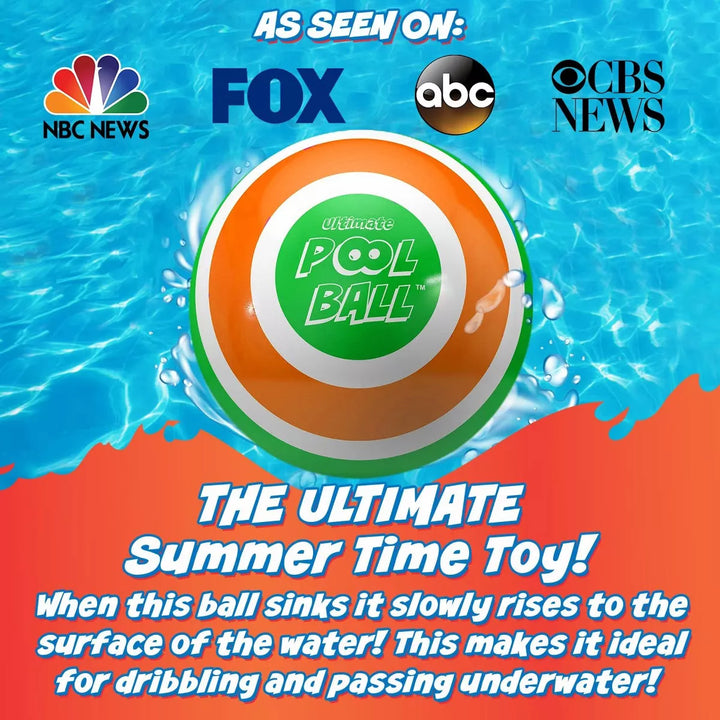 Activ Life the Ultimate Pool Ball - Fill It with Water to Play Underwater Games! Best Pool Toys for Kids