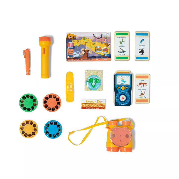 Melissa & Doug Grand Canyon National Park Hiking Gear Play Set with Photo Disk Viewer