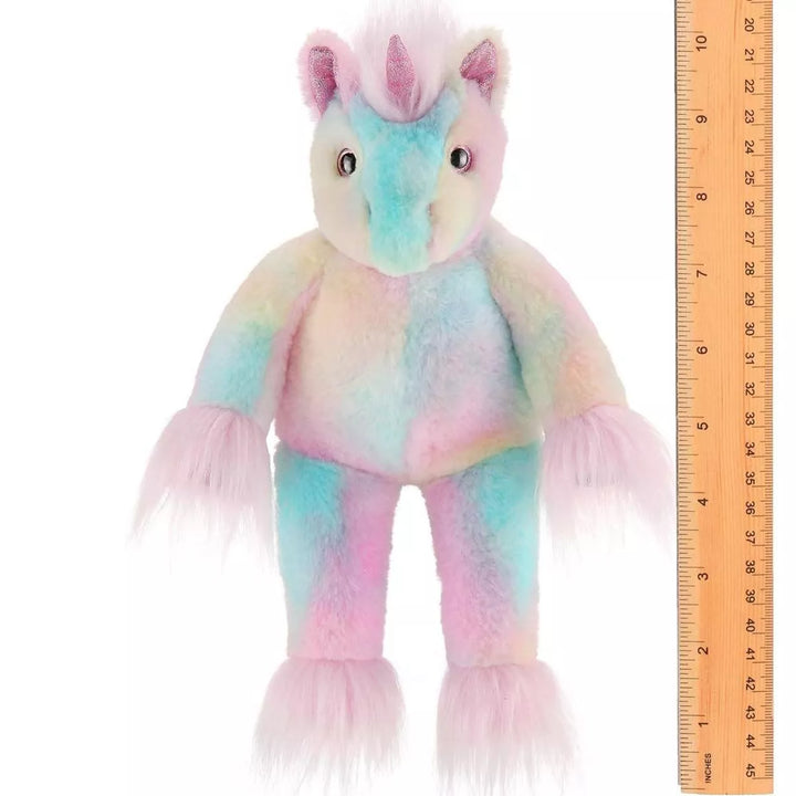 Bearington Dazzler the Rainbow Unicorn Plush, 15 Inch Unicorn Stuffed Animal