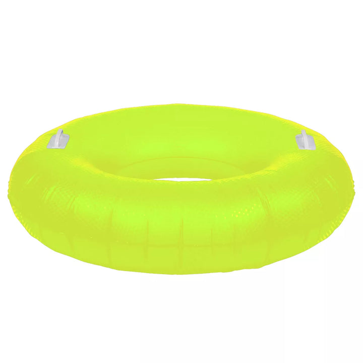 Northlight 42" Yellow Sparkle Inflatable Swimming Pool Tube Ring Float