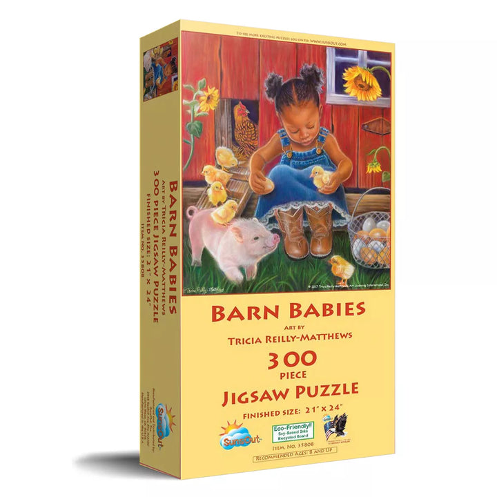 Sunsout Barn Babies 300 Pc Jigsaw Puzzle 35808