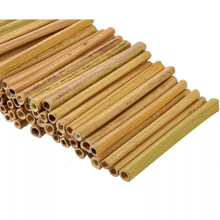 Juvale 100 Pack Wood Bamboo Sticks for Crafts, DIY Bee Houses, Jewelry, Projects (5.2 In)