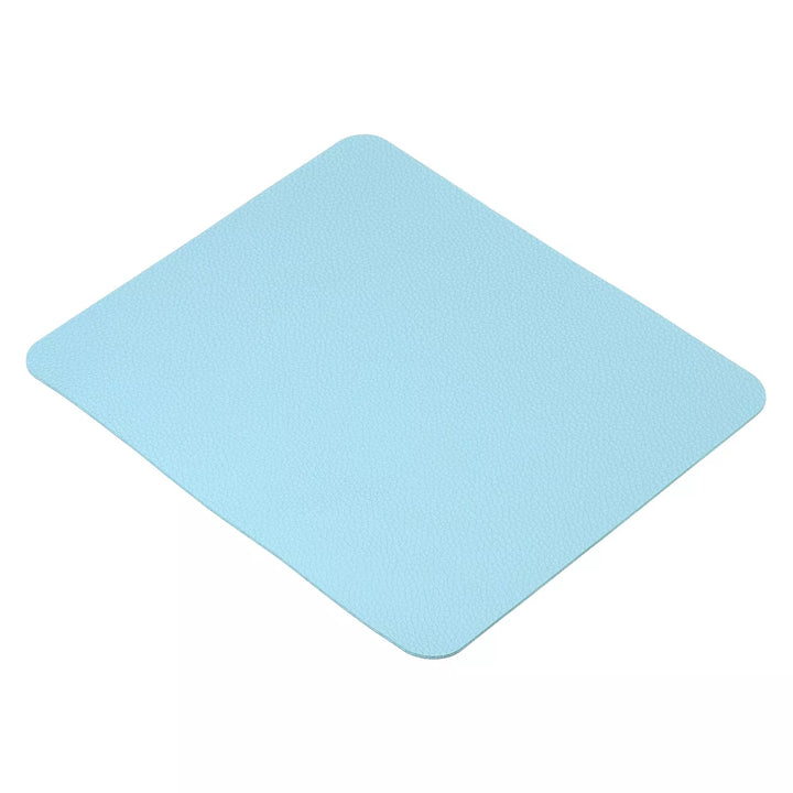 Unique Bargains 9"X8" Dual Side PU Waterproof Office Desk Mouse Pad Writing Mat