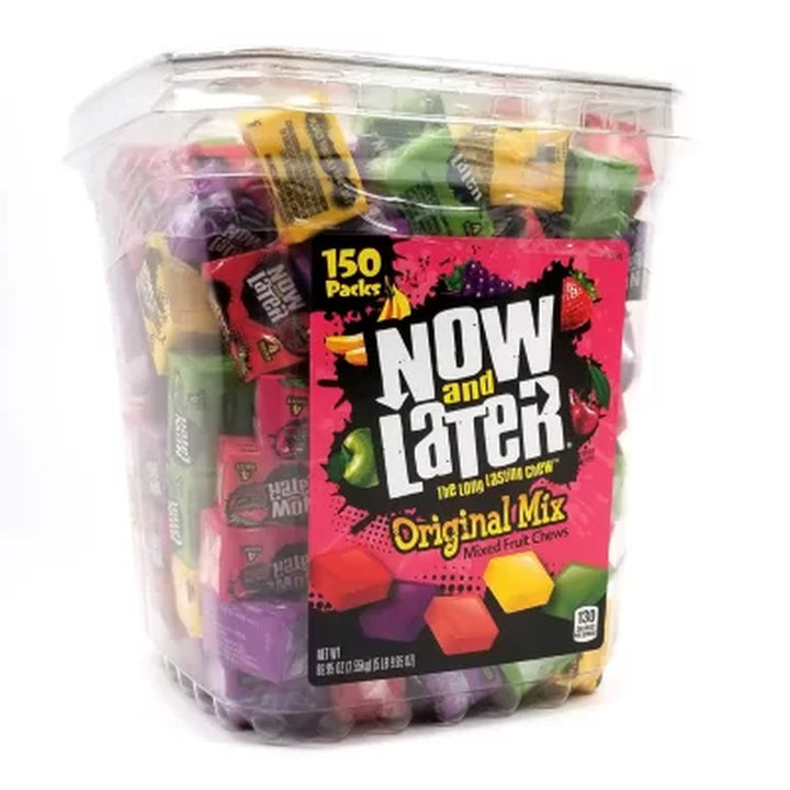 Now & Later Fruit Chews Candy, 150 Pk.