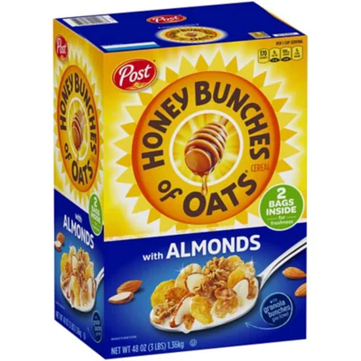 Honey Bunches of Oats with Crispy Almonds 48 Oz., 2 Pk.