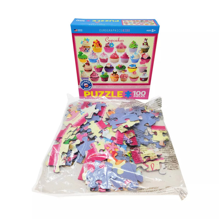 Eurographics Play & Bake Cupcakes Jigsaw Puzzle - 100Pc