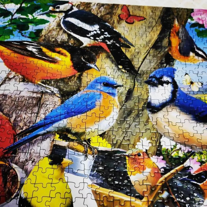 Masterpieces 1000 Piece Jigsaw Puzzle for Adults - Spring Gathering - 19.25"X26.75".