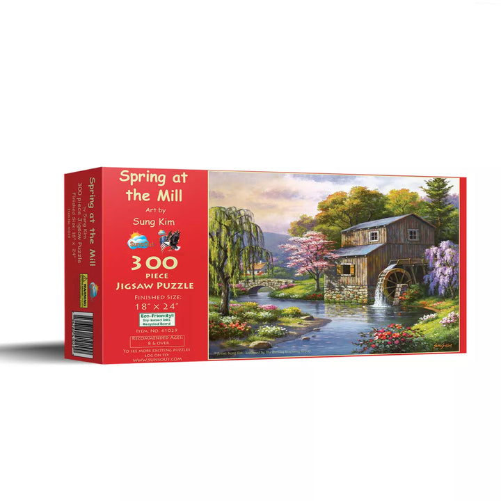 Sunsout Spring at the Mill 300 Pc Jigsaw Puzzle 41029