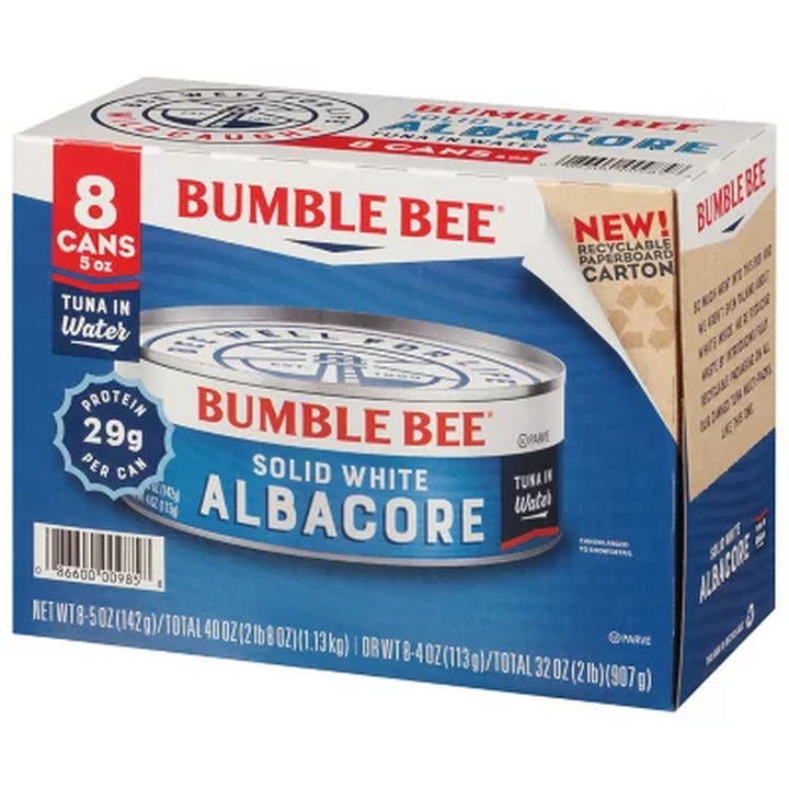 Bumble Bee Solid White Albacore in Water 5 Oz., 8 Pk.