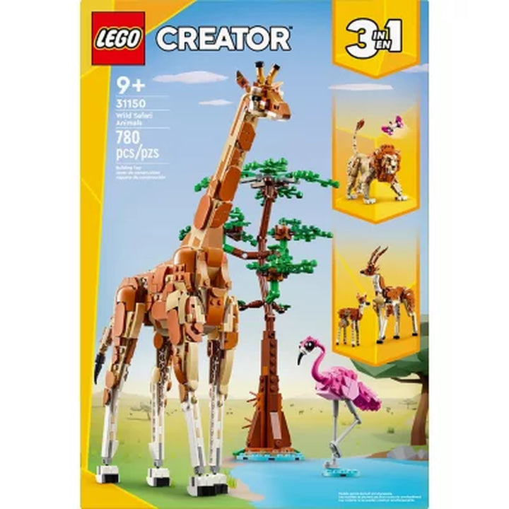 LEGO Creator Wild Safari Animals 3In1 Set 31150 (780 Pieces)