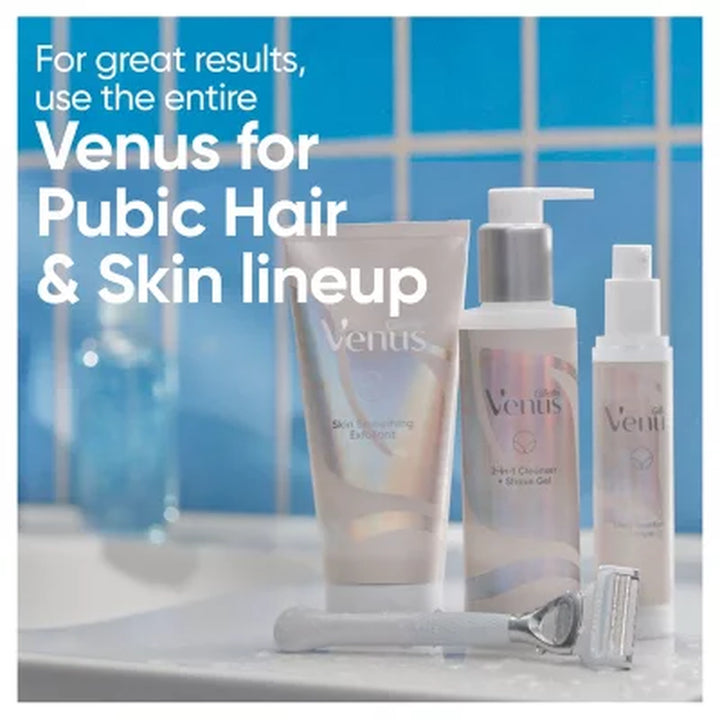 Venus for Pubic Hair and Skin 2-In-1 Cleanser & Shave Gel, 6.42 Oz., 2 Pk.
