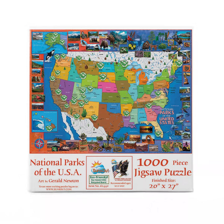 Sunsout National Parks of the USA 1000 Pc Jigsaw Puzzle 62440