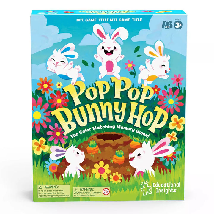 Educational Insights Pop Pop Bunny Hop Game