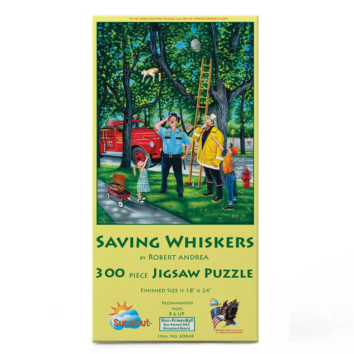 Sunsout Saving Whiskers 300 Pc Jigsaw Puzzle 60848