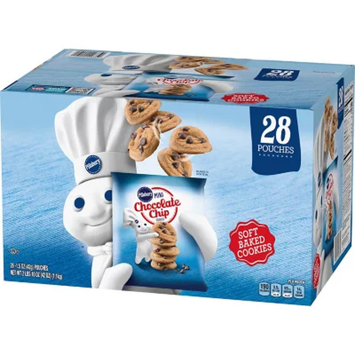 Pillsbury Soft Baked Mini Chocolate Chip Cookies, 1.5 Oz., 28 Pk.