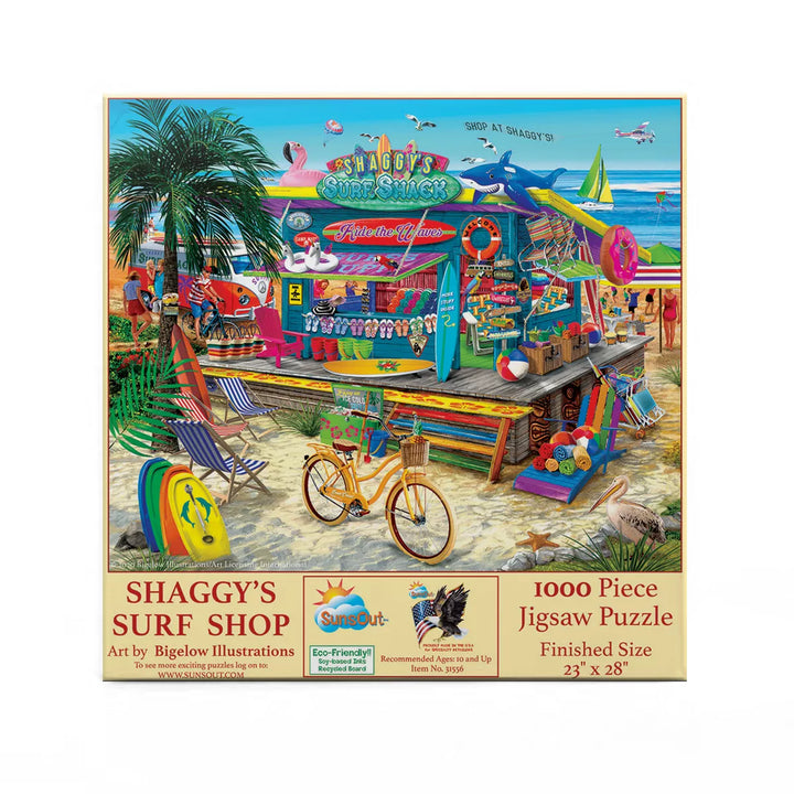 Sunsout Shaggy'S Surf Shop Pc 1000 Pc Jigsaw Puzzle 31556