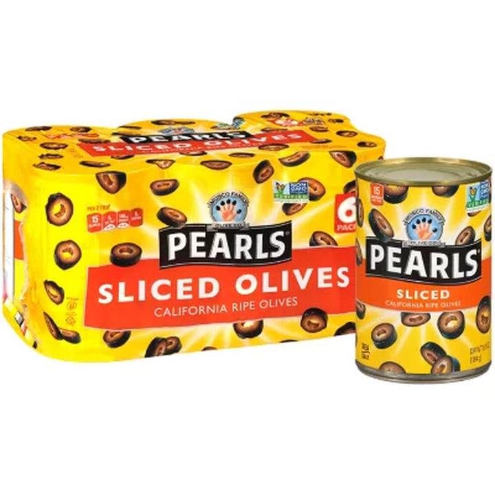 Pearls Sliced Olives (6.5 Oz., 6 Pk.)