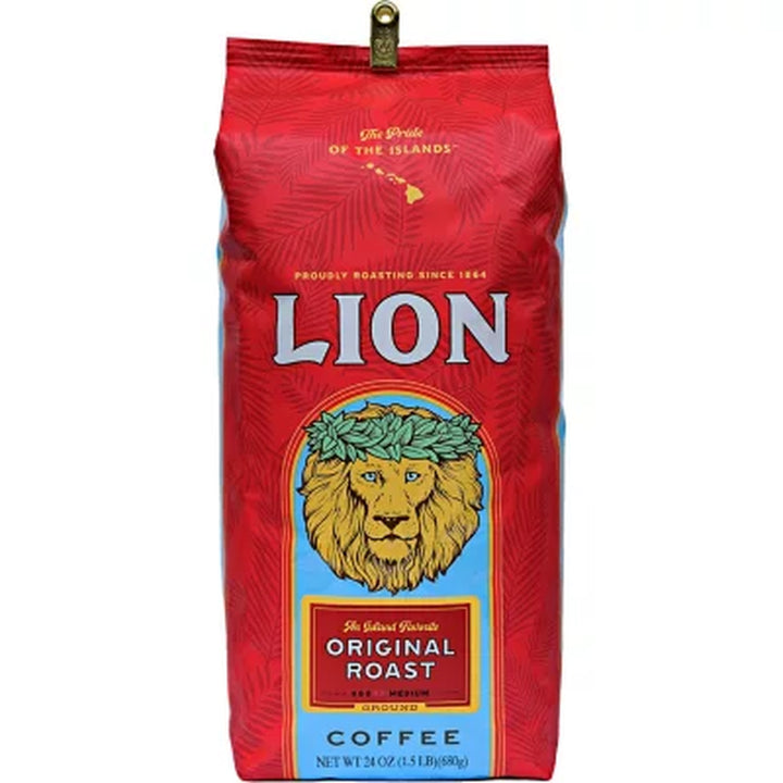 Lion Ground Coffee Original 24Oz.