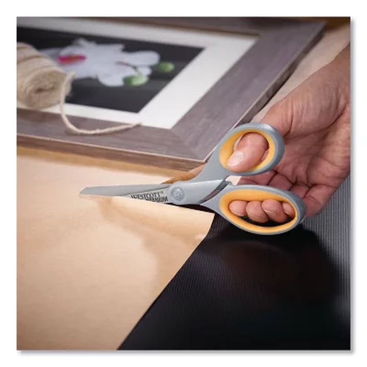 Westcott® Titanium Bonded Scissors, 8" Long, 3.5" Cut Length