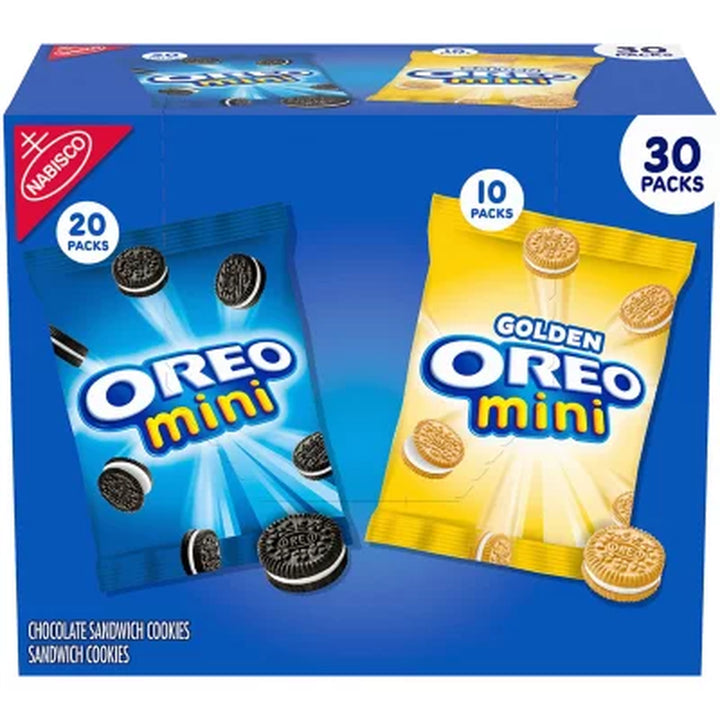 OREO Mini Mix Sandwich Cookies Variety Pack 1.5 Oz., 30 Pk.