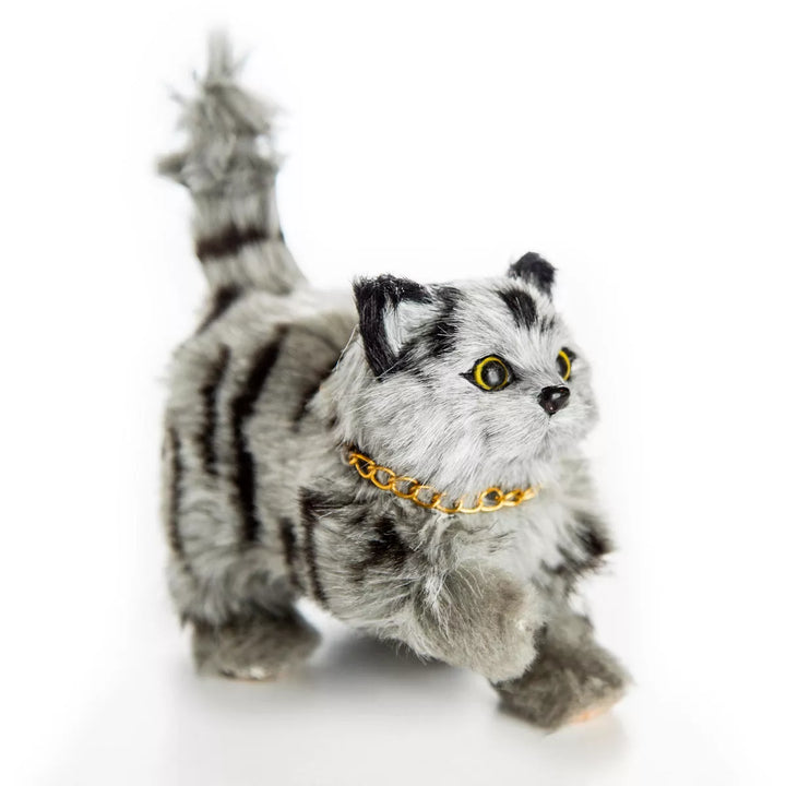 The Queen'S Treasures 18 Inch Doll Pet Realistic Grey Striped Kitty Cat