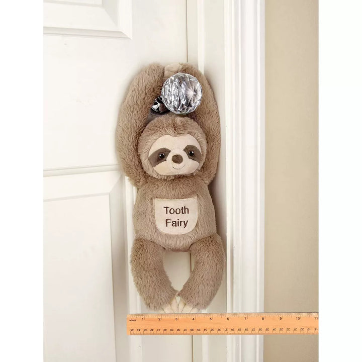 Bearington Lil' Sammy Plush Sloth Tooth Fairy Stuffed Animal, 12 Inch