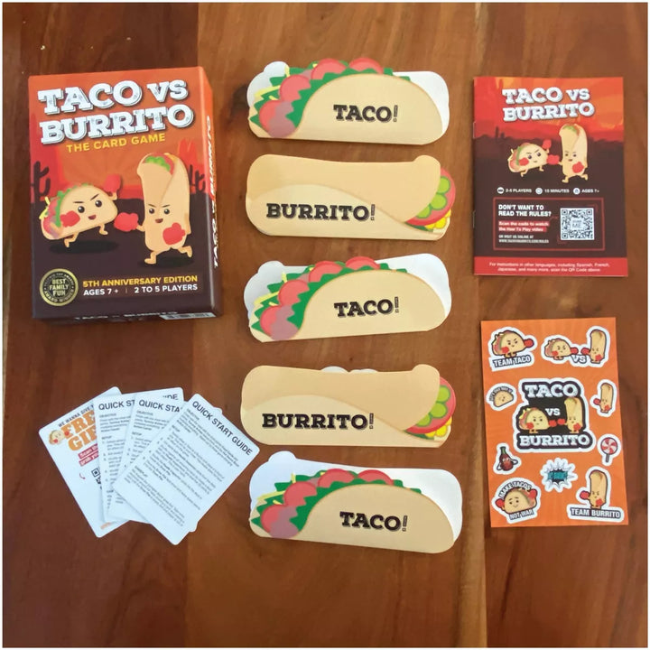 Taco Vs Burrito 5Th Anniversary Edition Card Game