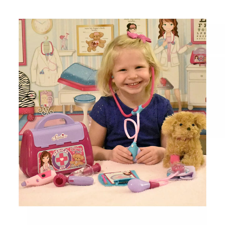 Sophia’S Medical Kit for 18" Dolls, Pink