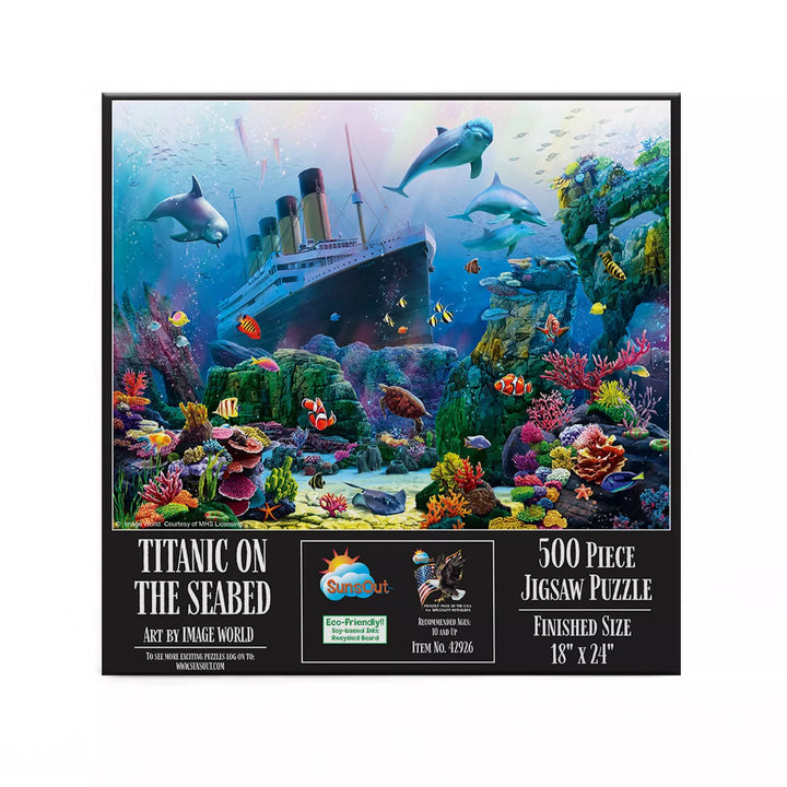 Sunsout Titanic on the Sea Bed 500 Pc Jigsaw Puzzle 42926