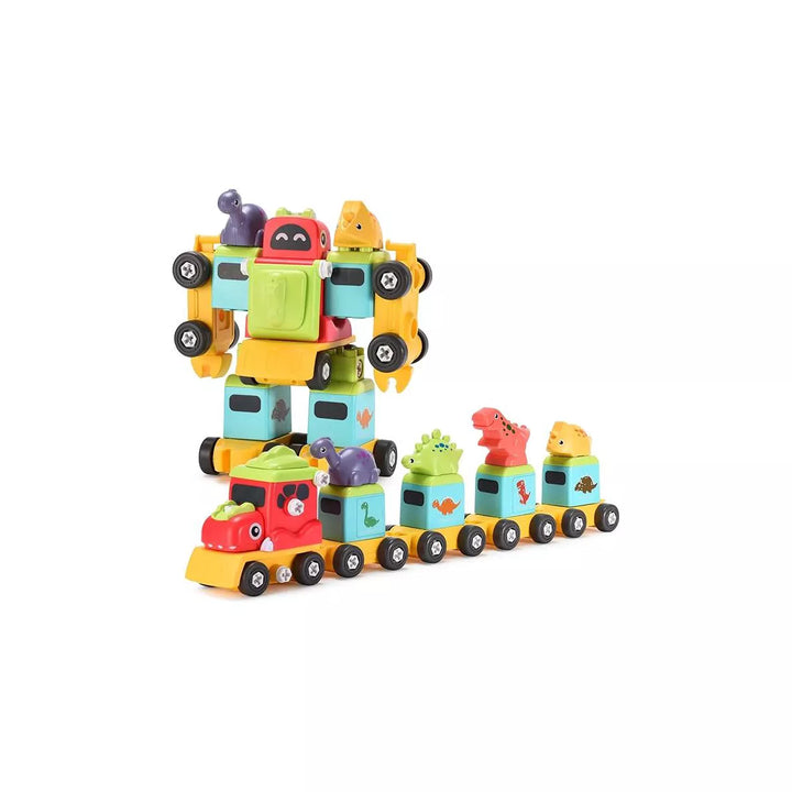 Dazmers Kids Transformer Dinosaur Robots, Set of 77