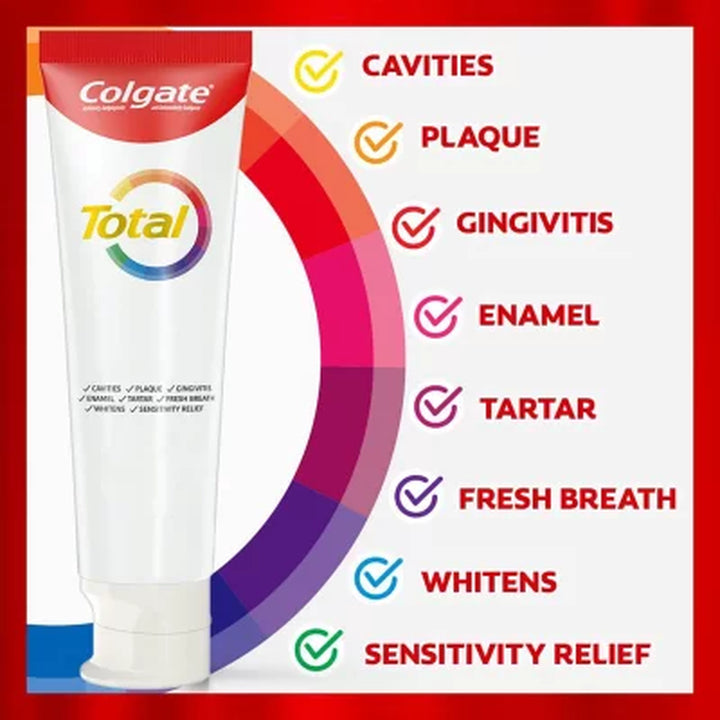 Colgate Total Whitening Toothpaste, 6 Oz., 5 Pk.