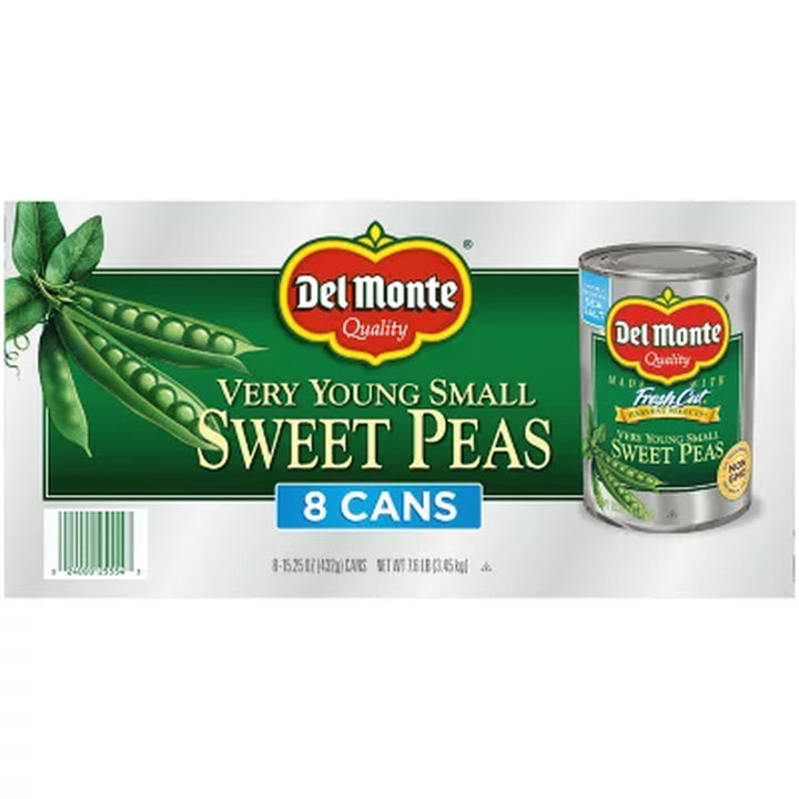 Del Monte Harvest Selects Very Young Small Sweet Peas , 15.25Oz., 8Pk.