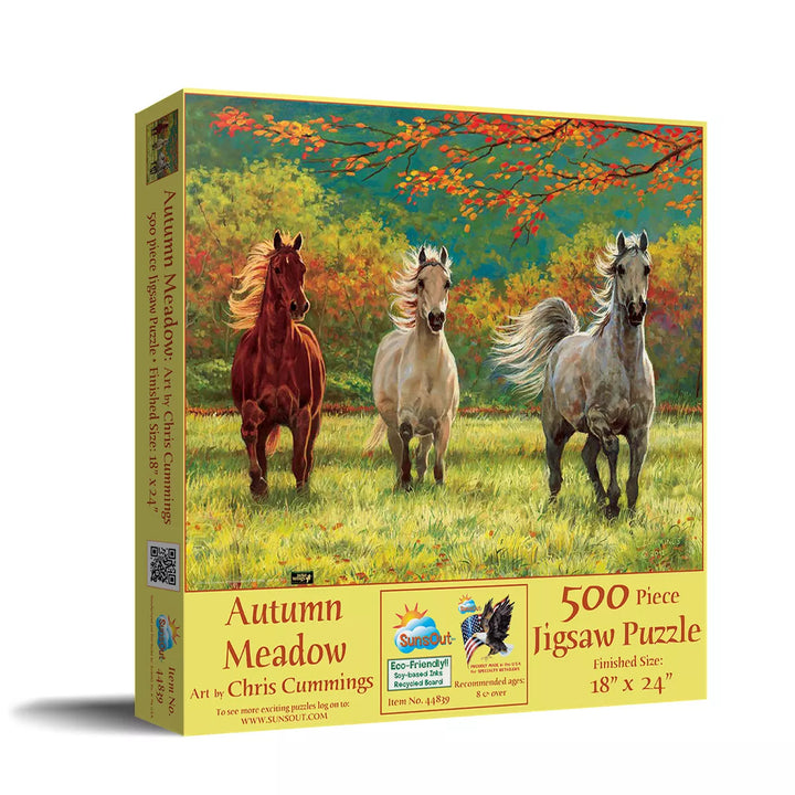 Sunsout Autumn Meadow 500 Pc Jigsaw Puzzle 44839