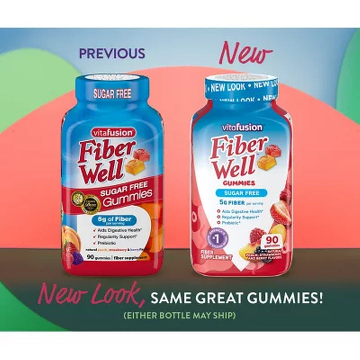 Vitafusion Fiber Well Gummies, 5G Fiber 220 Ct.