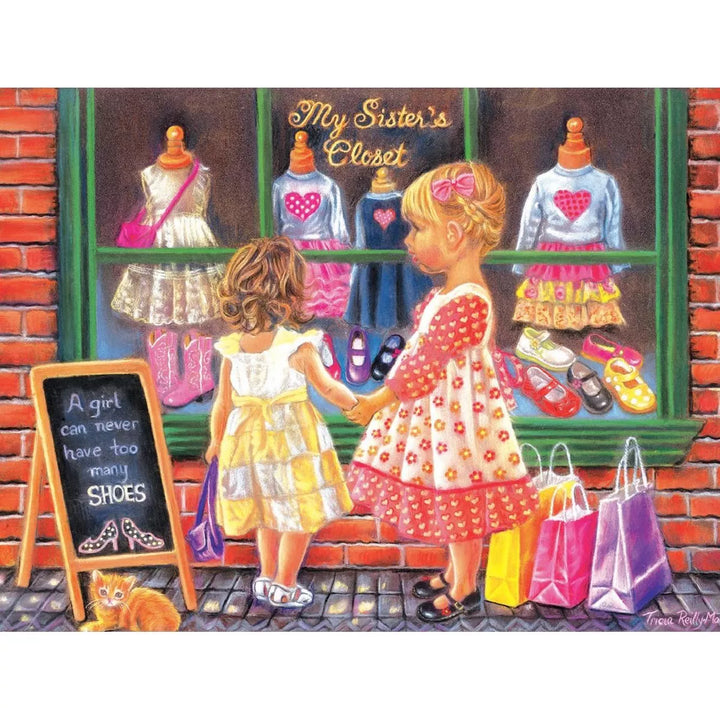 Sunsout My Sister'S Closet 500 Pc Jigsaw Puzzle 35858