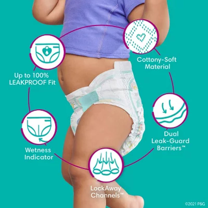 Pampers Cruisers Stay-Put Fit Diapers, Sizes:3-7