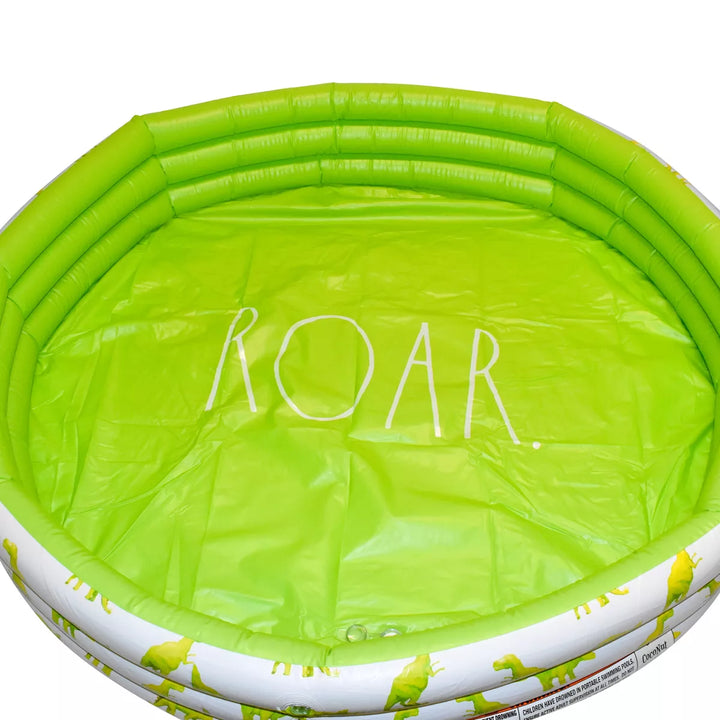 Coconut Outdoor Rae Dunn 54" Mini/Kiddie Pool - Dinosaur Pattern - ROAR