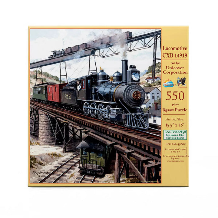 Sunsout Locomotive GXB 550 Pc Jigsaw Puzzle 49607