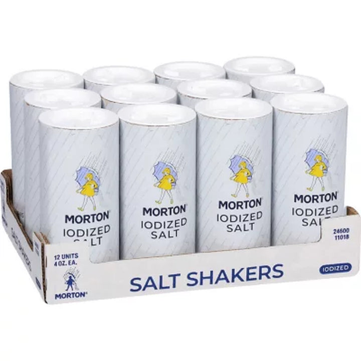 Morton Iodized Salt Shakers 12 Pk.