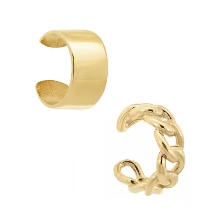 Micro Mini 14K Gold Ear Cuff