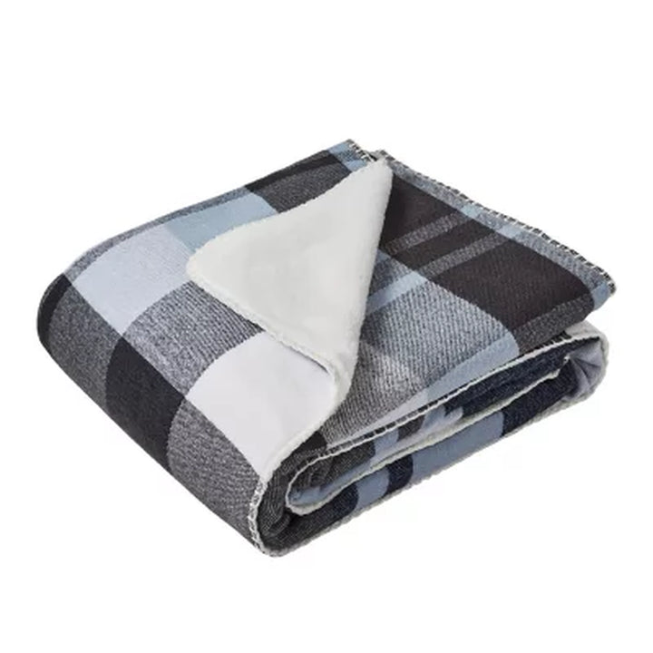 Member'S Mark Plaid Faux Fur Throw, 60"X70" (Assorted Colors)