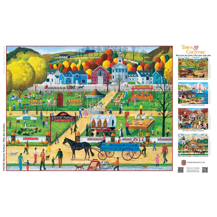 Masterpieces 300 Piece EZ Grip Jigsaw Puzzle - Harvest Festival - 18"X24".