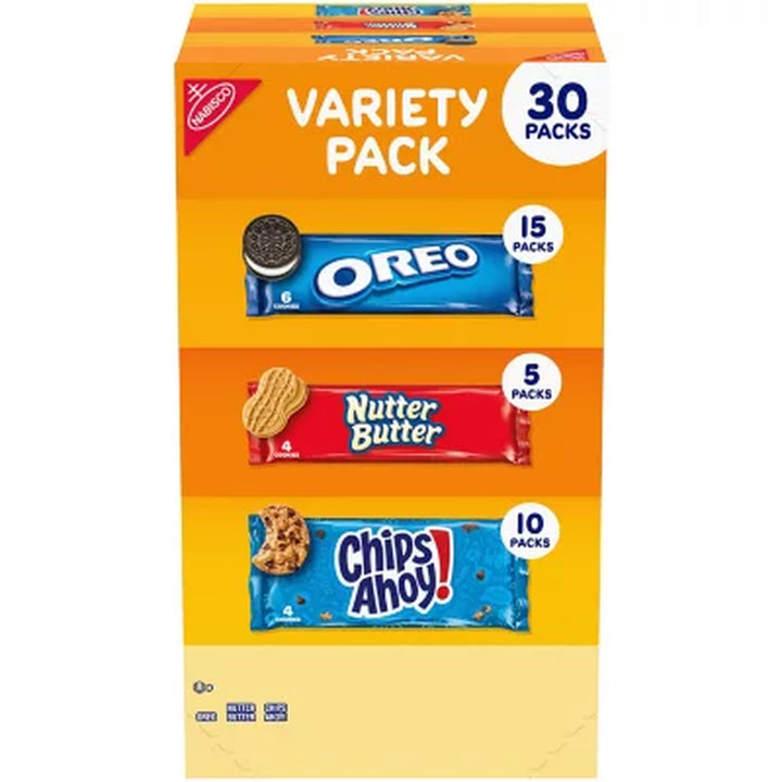 Nabisco Variety Pack Cookies, 30 Pk.