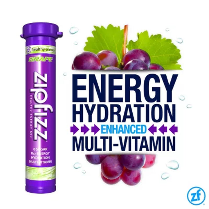Zipfizz Energy Drink Mix, Grape 20 Ct.